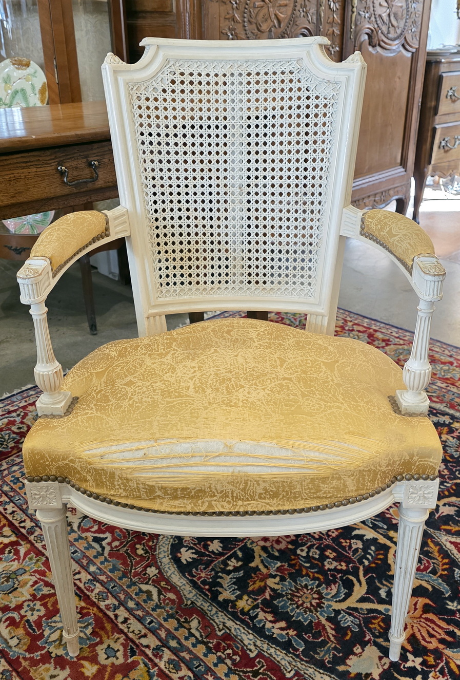 A Pair of French Louis XVI Fauteuils
